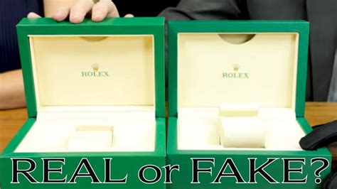 rolex box - real vs fake|counterfeit rolex how to identify.